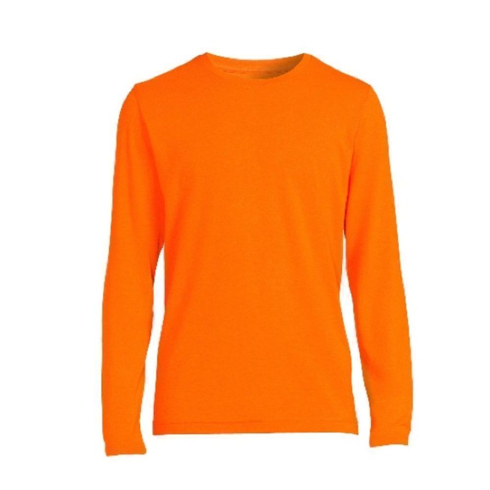 Men’s Active Performance Tri-Blend Long Sleeve Lightweight T-Shirt Top Size XL